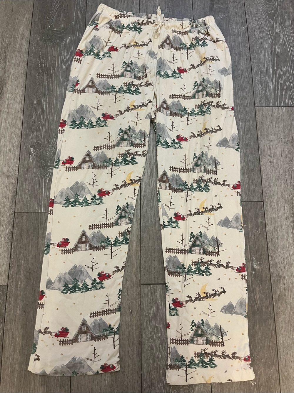 Burt’s Bees Adult Winter Holiday PJ Pants XL